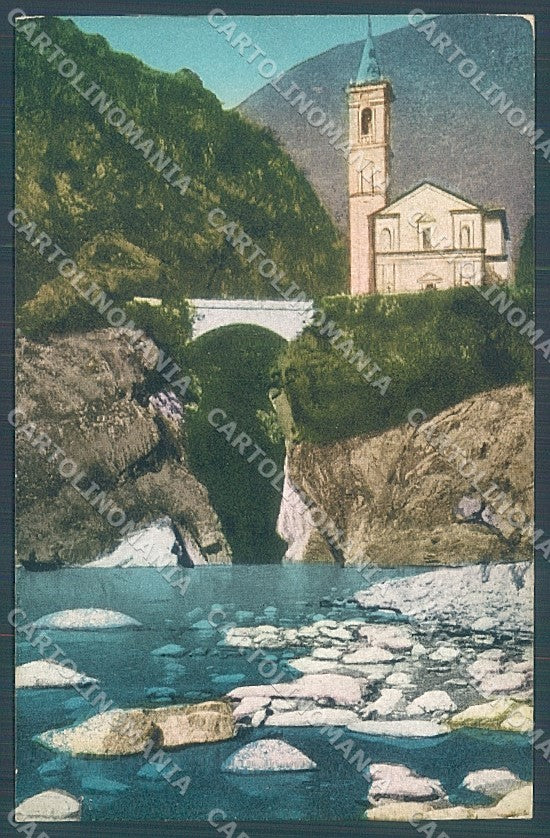Verbania Cannobio Lago Maggiore Chiesa cartolina JK5115 – fronte