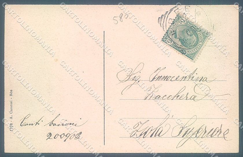 Verbania Bée Lago Maggiore cartolina JK5116 – retro
