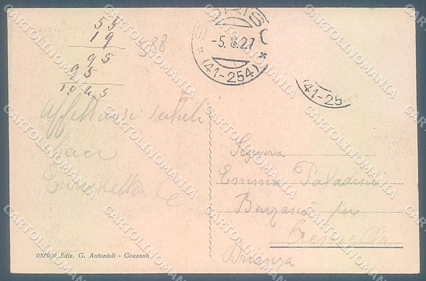 Novara Soriso Villa Emilia ANGOLO SCOLLATO cartolina JK5122 – retro