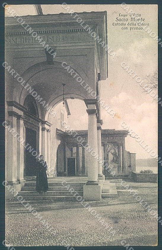 Novara Orta San Giulio Sacro Monte Entrata Chiesa cartolina JK5126 – fronte