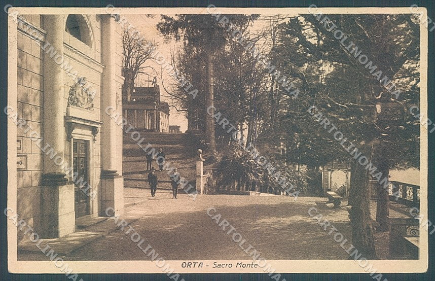 Novara Orta San Giulio Sacro Monte cartolina JK5127 – fronte