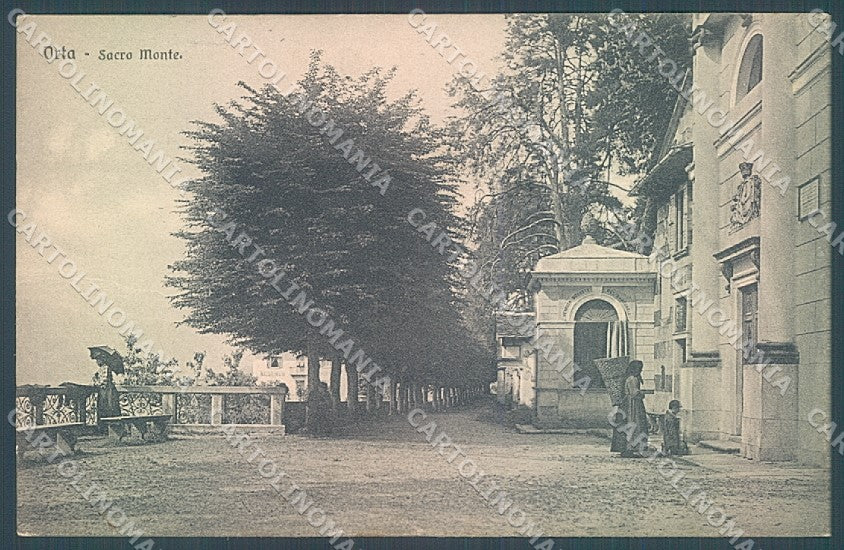 Novara Orta San Giulio Sacro Monte Brunner 3019 cartolina JK5128 – fronte