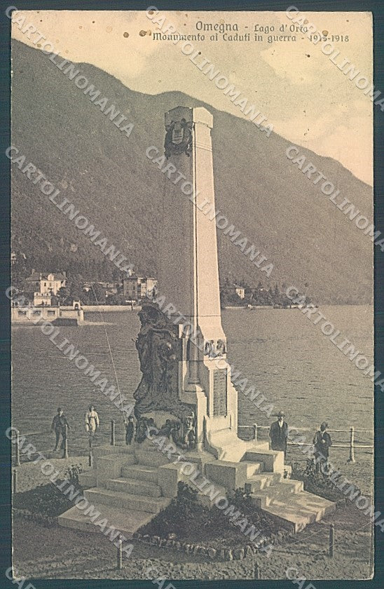 Verbania Omegna Monumento ai Caduti Brunner 22501 cartolina JK5130 – fronte