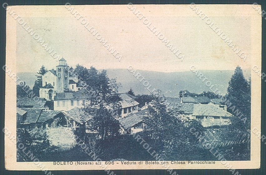 Verbania Boleto Madonna del Sasso Chiesa PIEGA ANGOLO cartolina JK5132 – fronte