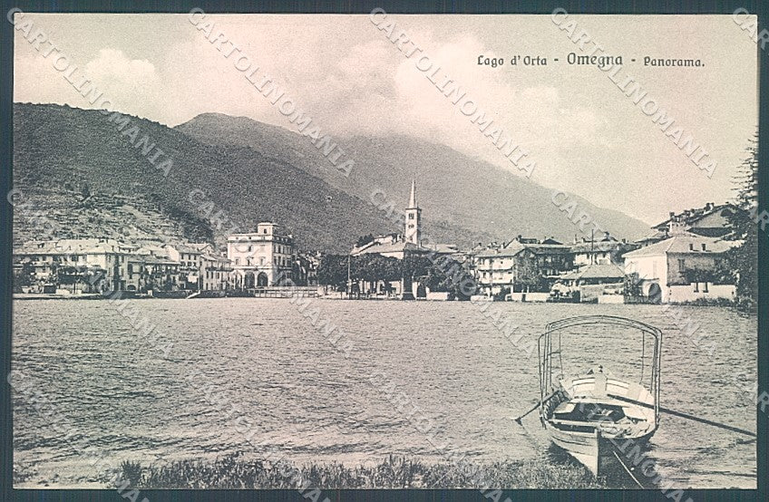 Verbania Omegna Lago d'Orta Brunner 3265 cartolina JK5134 – fronte