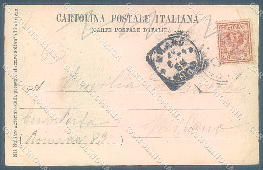 Verbania Casale Corte Cerro Chiesa PIEGHINE MACCHIE cartolina JK5137 – retro