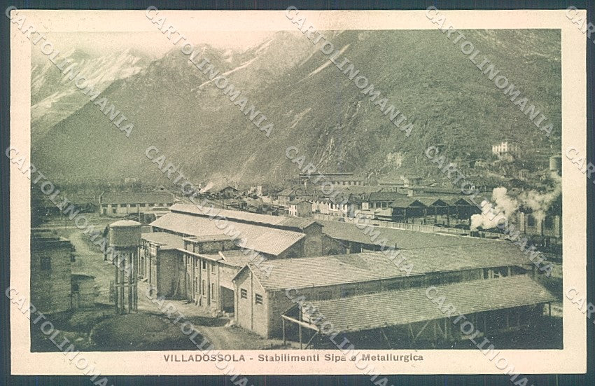 Verbania Villadossola Stabilimenti Sipa Metallurgica cartolina JK5138 – fronte