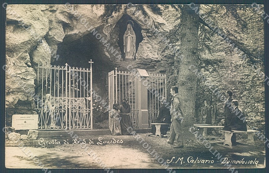 Verbania Domodossola Grotta di N.S. di Lourdes Foto cartolina JK5143 – fronte