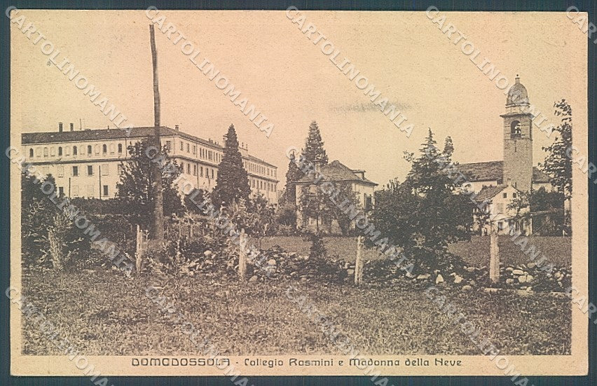 Verbania Domodossola Collegio Rosmini Madonna della Neve cartolina JK5147 – fronte