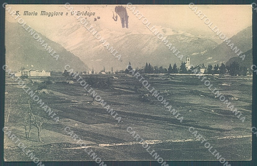 Verbania S. Maria Maggiore Gridone MACCHIA cartolina JK5154 – fronte