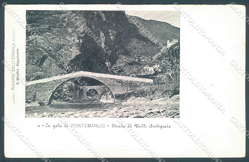 Verbania Crevola Ponte Manlio Valle Antigorio cartolina JK5157 – fronte