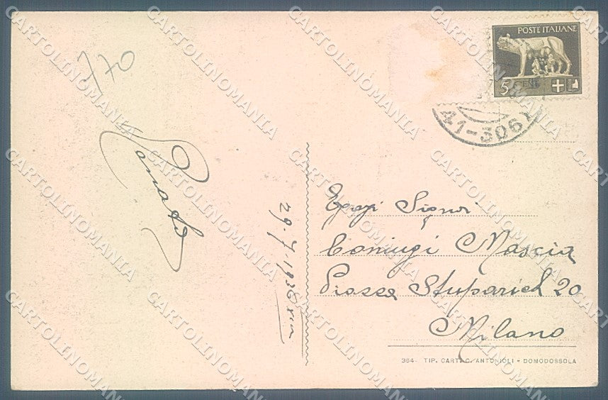 Verbania Finero Paesaggio Vigezzino cartolina JK5159 – retro