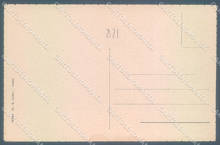 Varese Città Campo dei Fiori Grand Hotel saluti da cartolina JK5162 – retro