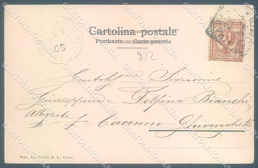 Varese Città Madonna del Monte Brunner 16440 cartolina JK5163 – retro