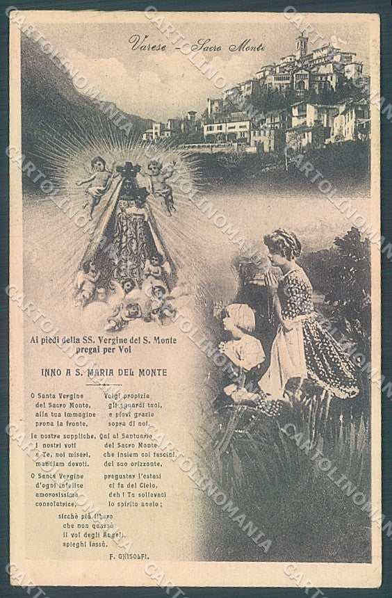 Varese Città Sacro Monte l cartolina JK5165 – fronte