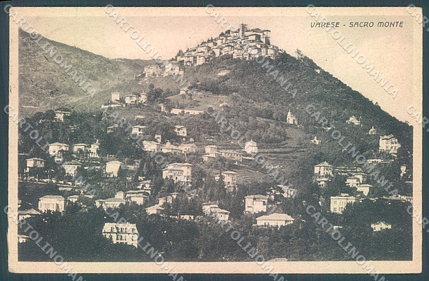Varese Città Sacro Monte cartolina JK5168 – fronte