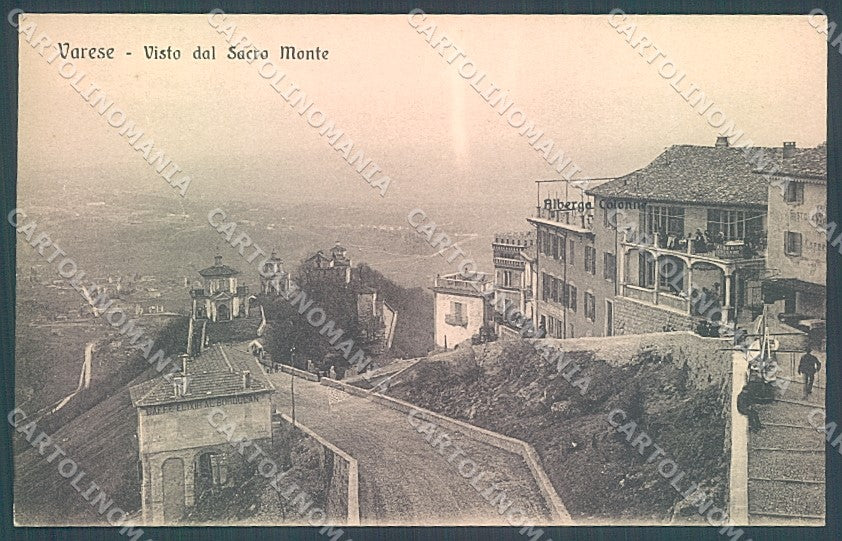 Varese Città Sacro Monte cartolina JK5169 – fronte