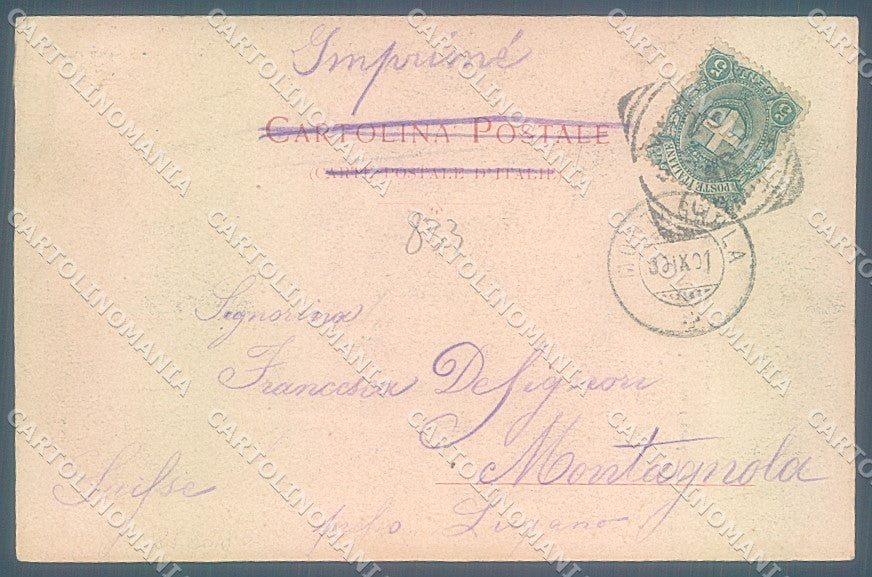 Varese Città Sacro Monte Tre Croci Fotocromo 1702 cartolina JK5170 – retro