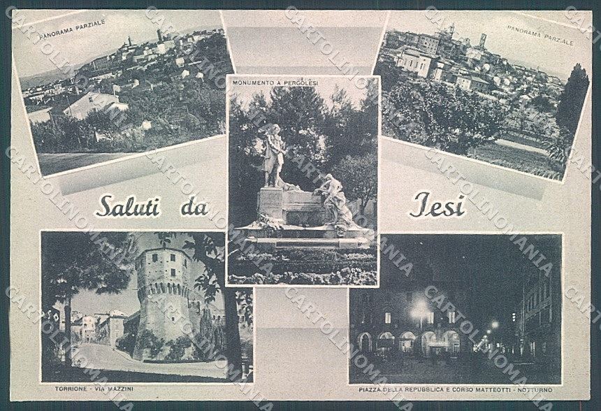 Ancona Jesi Castello saluti da cartolina JK5181 – fronte