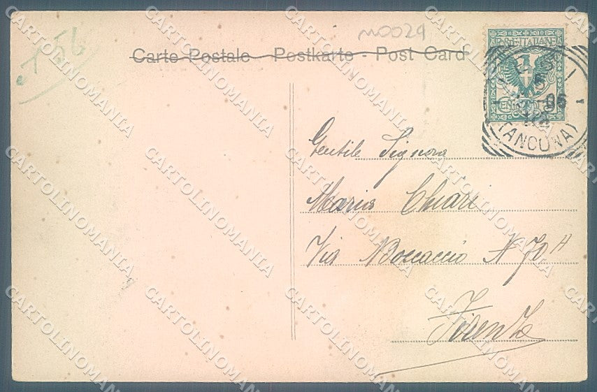 Ancona Jesi Teatro Pergolesi saluti da Alterocca 573 ABRASA cartolina JK5182 – retro