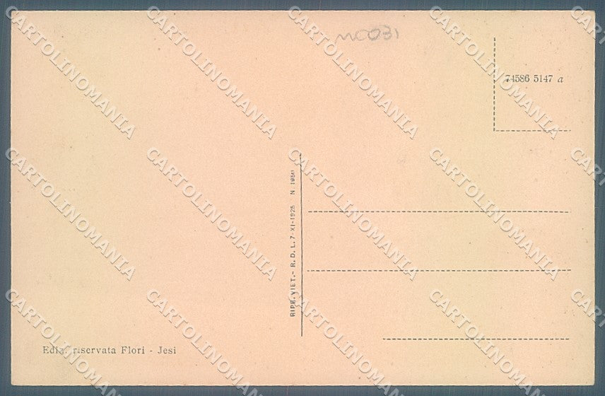 Ancona Jesi Esino Ponte cartolina JK5188 – retro