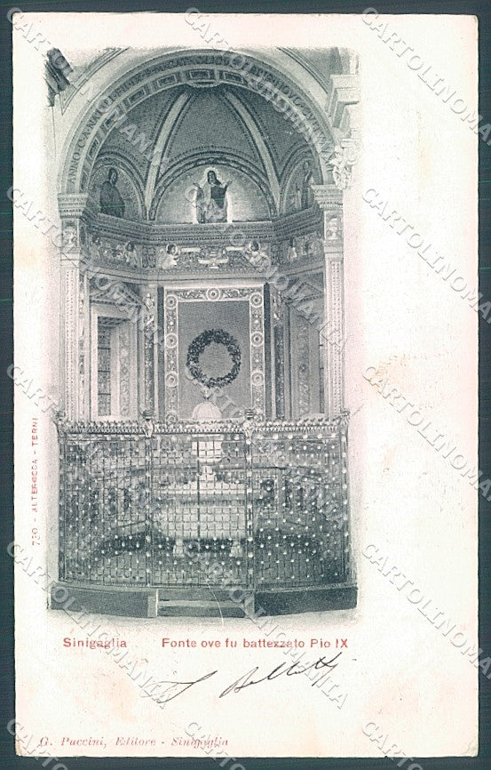 Ancona Senigallia Interno Chiesa Alterocca 730 cartolina JK5191 – fronte