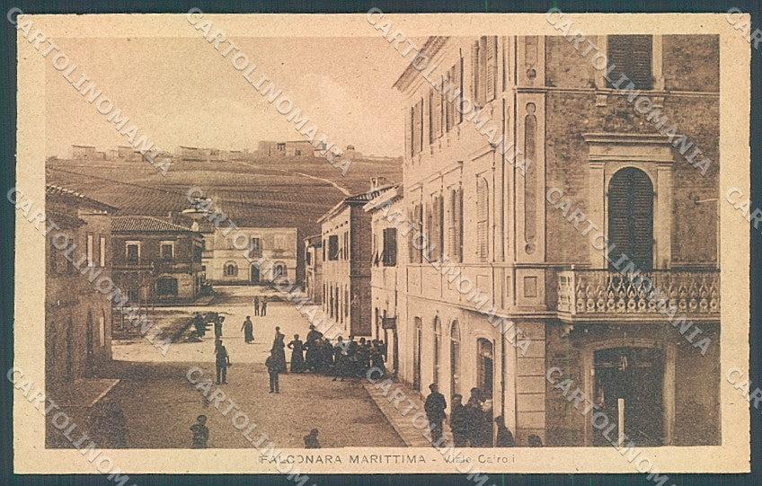 Ancona Falconara Marittima Viale Cairoli cartolina JK5195 – fronte