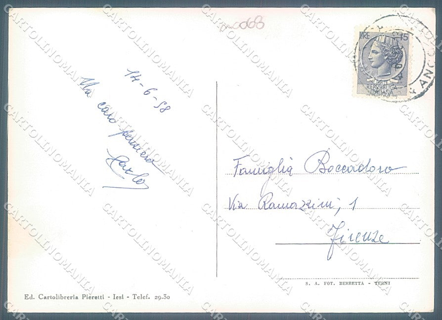 Ancona Jesi Porta Valle Foto FG cartolina JK5207 – retro