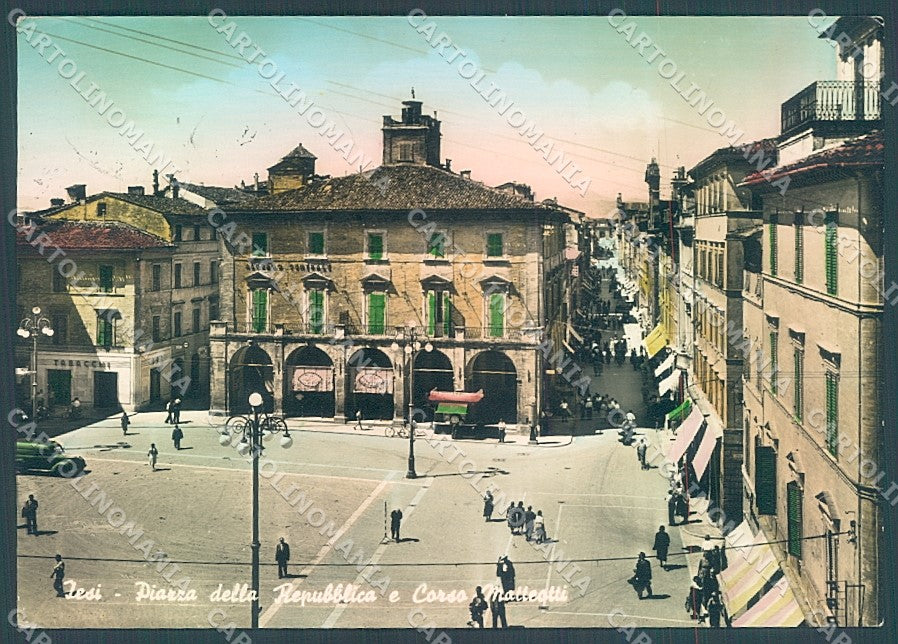 Ancona Jesi Piazza della Repubblica Foto FG cartolina JK5209 – fronte