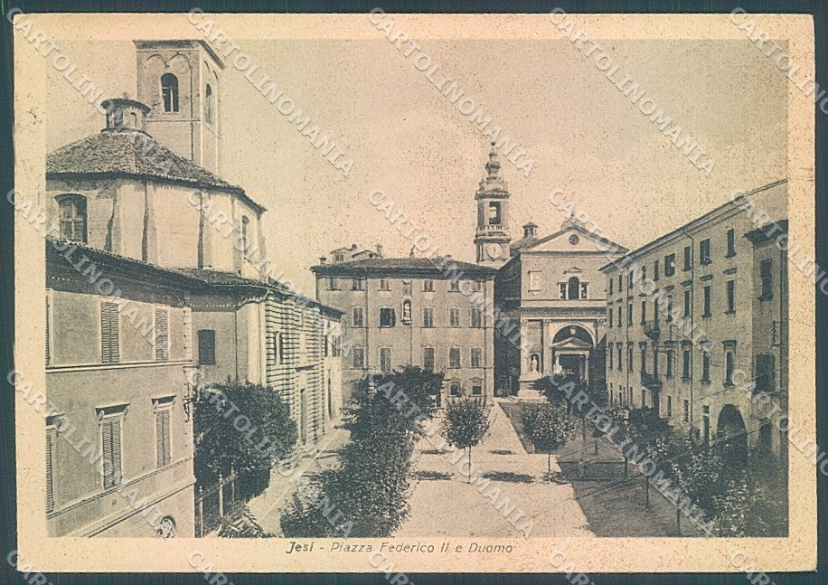 Ancona Jesi Duomo Piazza Federico II FG cartolina JK5212 – fronte