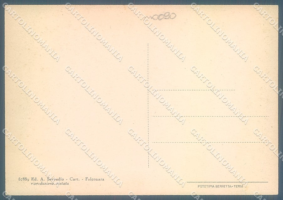 Ancona Falconara Marittima Stazione PIEGHINA ANGOLO FG cartolina JK5215 – retro