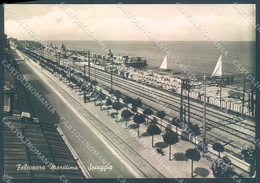 Ancona Falconara Marittima Spiaggia Alterocca 148347 Foto FG cartolina JK5216 – fronte