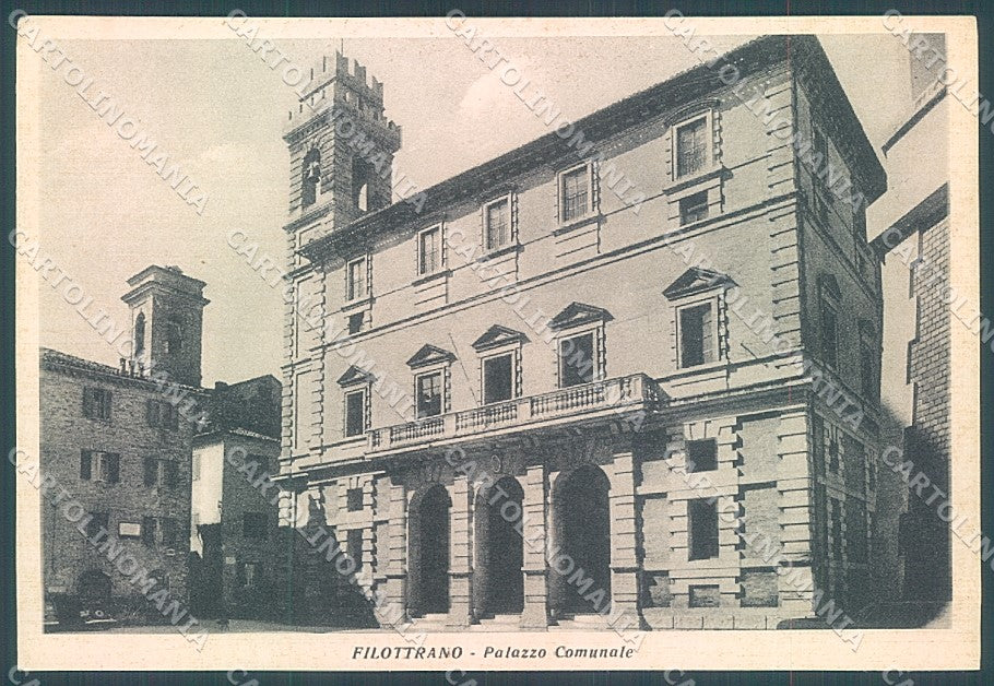 Ancona Filottrano Palazzo Comunale FG cartolina JK5218 – fronte