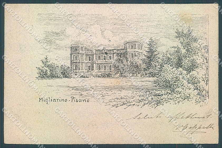 Pisa Migliarino Pisano cartolina JK5221 – fronte