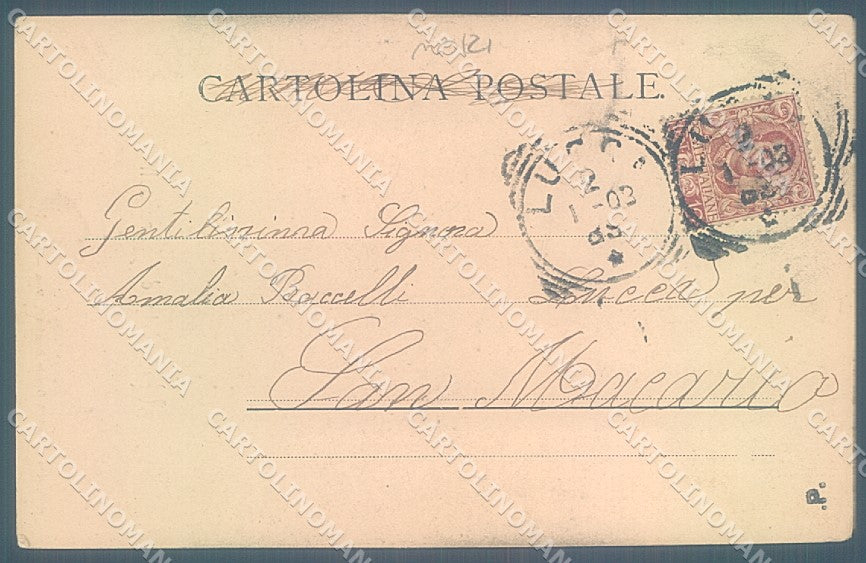 Lucca Brancoli Chiesa saluto da cartolina JK5222 – retro