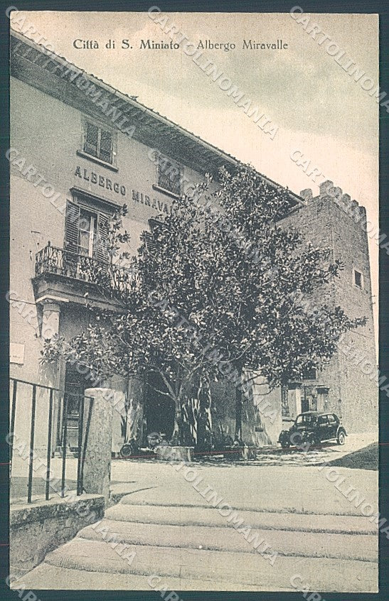 Pisa San Miniato Albergo Miravalle Alterocca 52510 cartolina JK5223 – fronte
