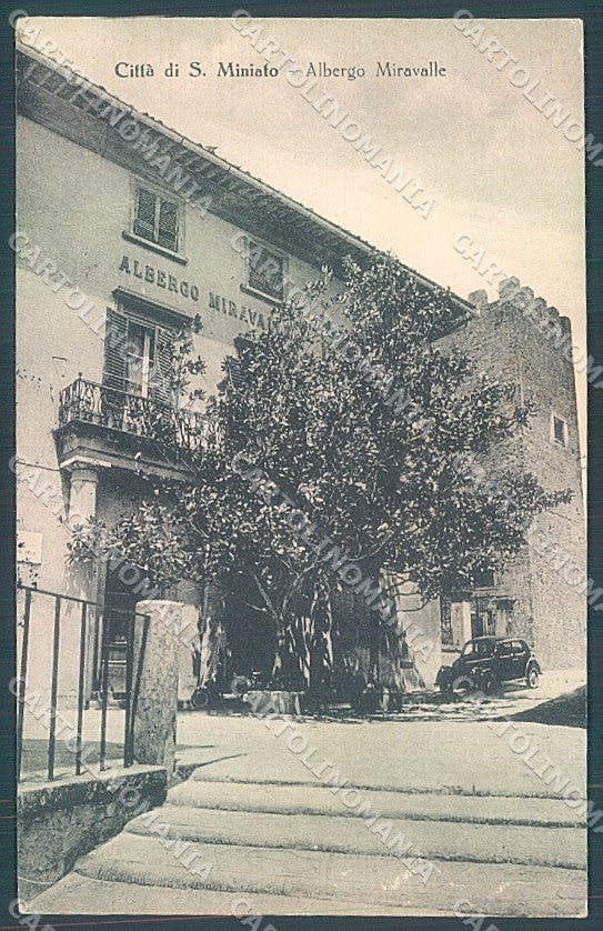Pisa San Miniato Albergo Miravalle Alterocca 52510 cartolina JK5230 – fronte