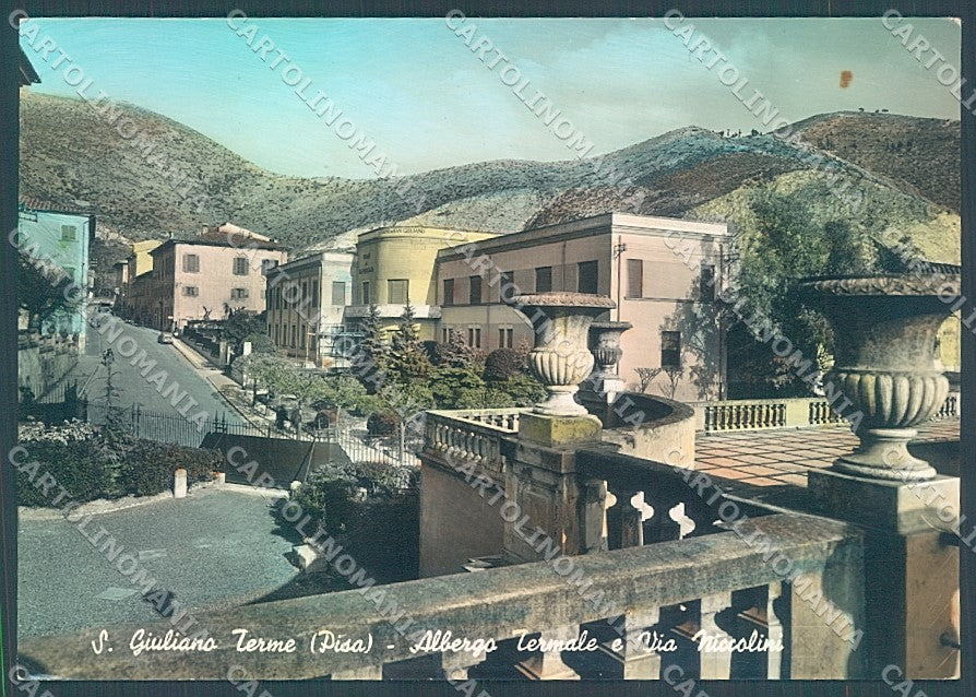 Pisa San Giuliano Terme Albergo Alterocca 2272 ABRASA Foto FG cartolina JK5232 – fronte