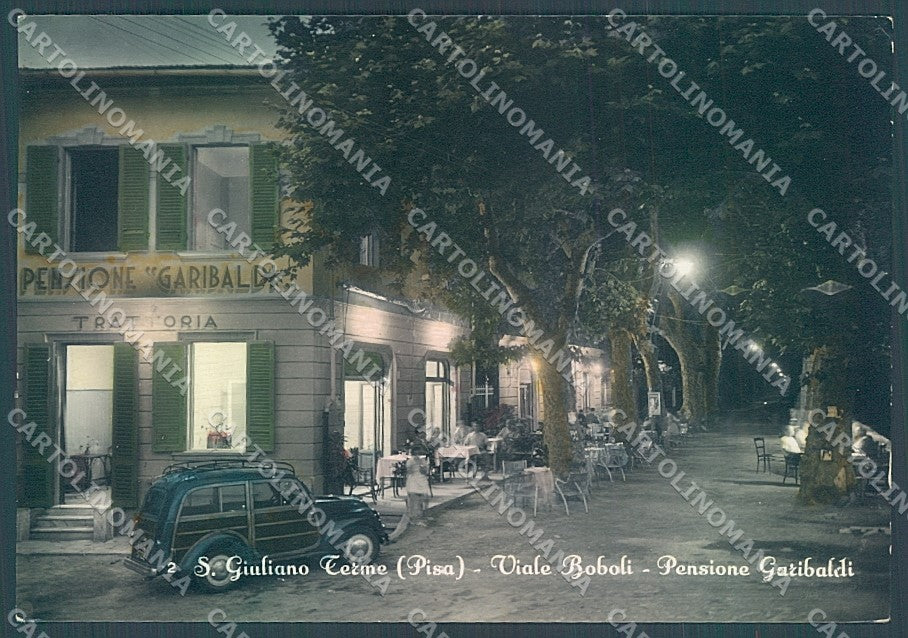 Pisa San Giuliano Terme Pensione Garibaldi Viale Boboli Foto FG cartolina JK5237 – fronte