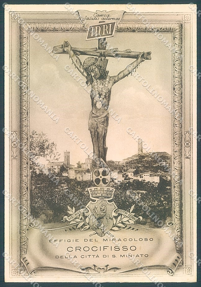 Pisa San Miniato Crocifisso Castelvecchio Alterocca 129037 FG cartolina JK5246 – fronte