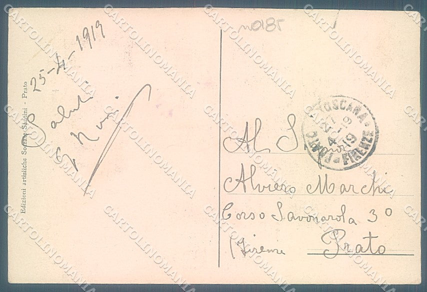 Prato Città Chiesa S. Maria delle Carceri cartolina JK5256 – retro