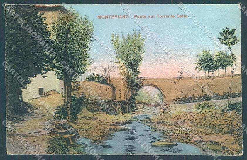 Prato Vernio Montepiano Ponte sul Torrente Setta cartolina JK5262 – fronte