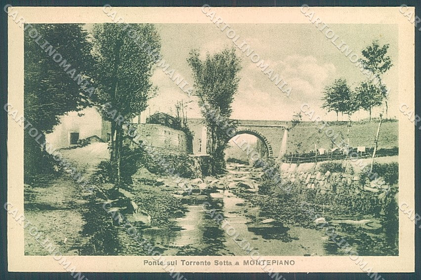 Prato Vernio Montepiano Ponte sul Torrente Setta cartolina JK5266 – fronte