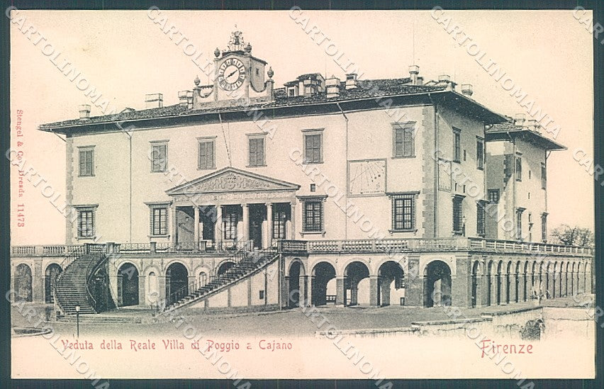 Prato Poggio a Cajano Villa Reale Stengel 11473 cartolina JK5271 – fronte
