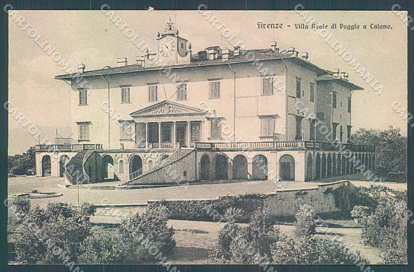 Prato Poggio a Cajano Villa Reale cartolina JK5272 – fronte