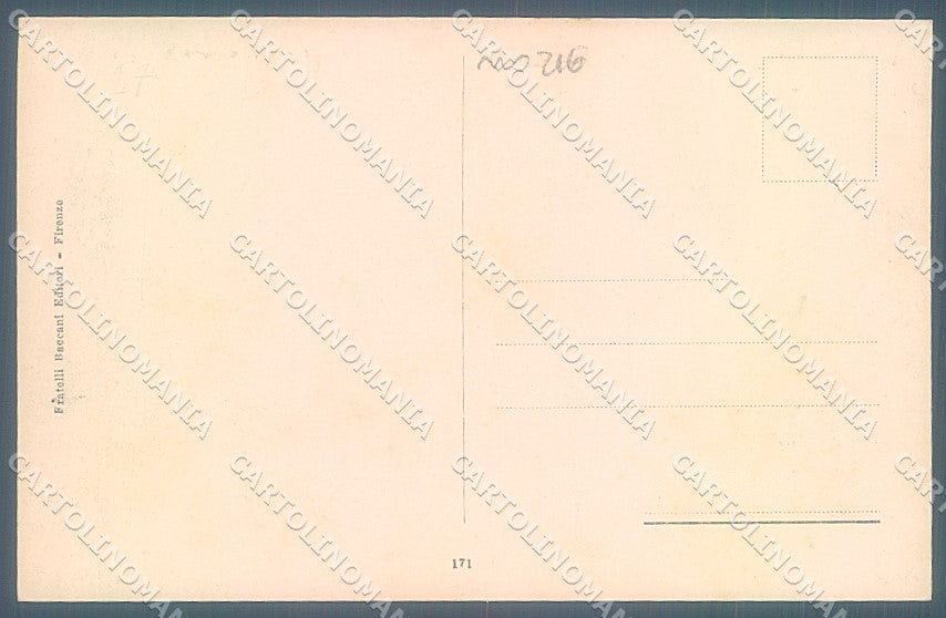 Prato Poggio a Cajano Villa Reale cartolina JK5272 – retro