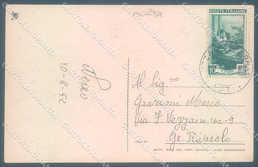 Asti Nizza Monferrato Collegio S. Cuore cartolina JK5280 – retro