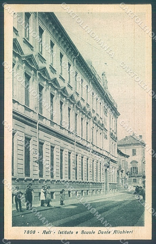 Asti Città Istituto Scuole Dante Alighieri cartolina JK5281 – fronte