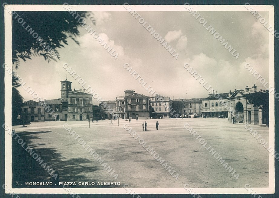 Asti Moncalvo Piazza Carlo Alberto Foto FG cartolina JK5283 – fronte