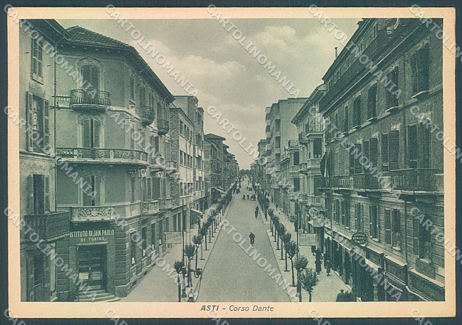 Asti Città Corso Dante Banca FG cartolina JK5288 – fronte